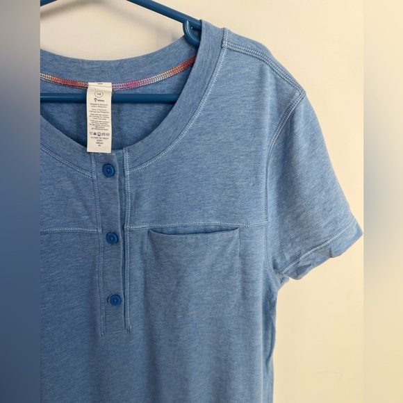 Ivivva Girls Youth Size 14 Blue Short Sleeve Drawstring Romper Athleisure Soft - Picture 1 of 7